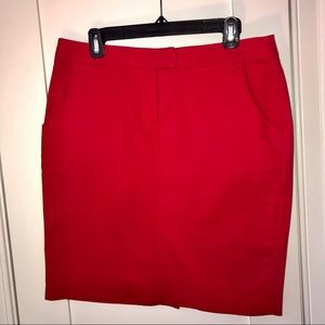 Red Cynthia Rowley skirt